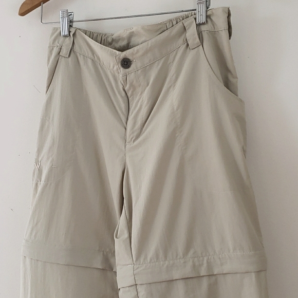 White Sierra Women Convertible Hiking Pants, Stone Color, Size M - Picture 4 of 13